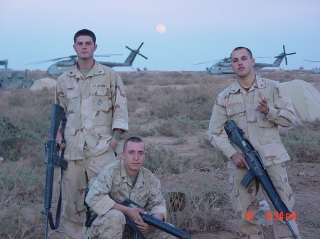 sergeant Kac on far right (my son)