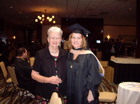 Finally got my masters! June 2006 - Mom and me