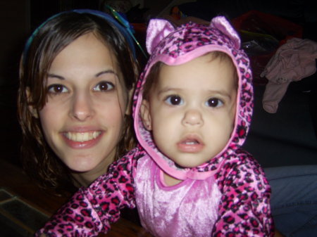 My daughter, Victoria, and Isabella on her first Halloween...2007