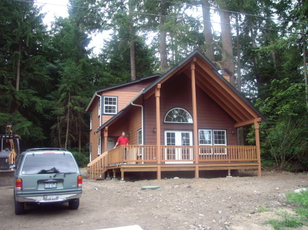 Our new cabin on Anderson Island