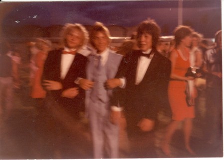 danny, nick and eric at 8th grade graduation