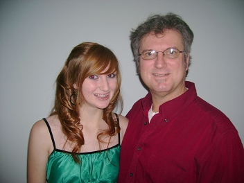 daughter Meredith and husband James, November 2006