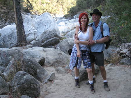 Myself and Doug Johnson in Nevada City, California