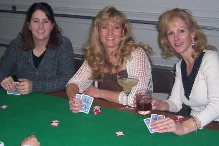 Girls Playing Texas Hold'em