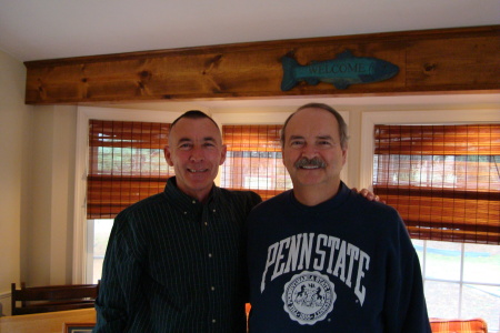 My best friend, Ronnie Ross and I taken 12/27/07 at his house