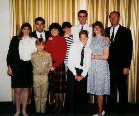 The Fam with Alison's husband Ed 1991