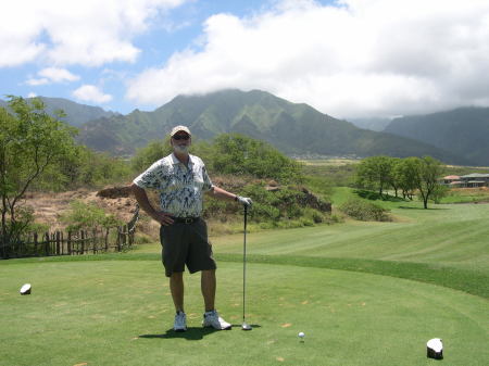 golfing in Maui