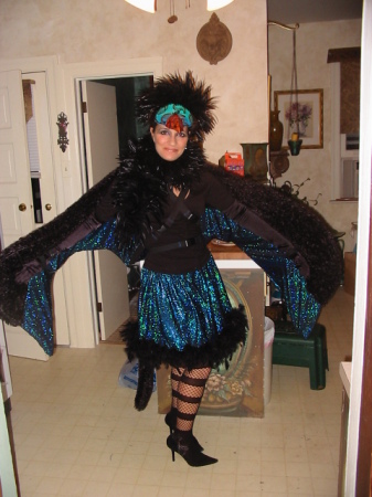 Me as Egar Allen Poe's "The Raven" 2005