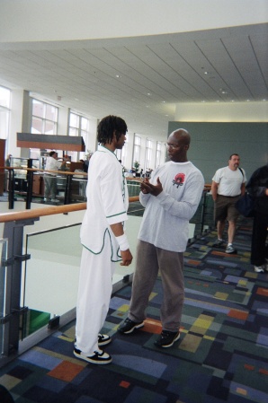 8/19/07 Karate Tournament - I'm in the white uniform!