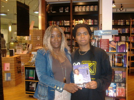 MY BOOK SIGNING AT KARIBU'S IN PRINCE GEORGE'S MALL IN MARYLAND