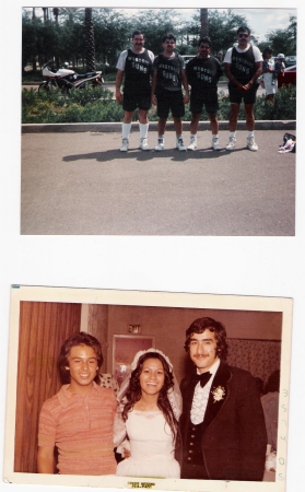 3 on 3 basketball   And MY wedding day may 29 1976