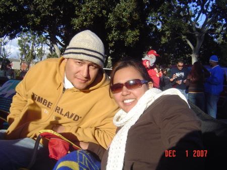 me and SYL AT USC TAILGATE