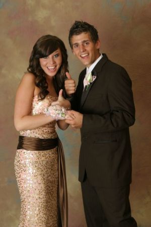 Breanna and her prom date