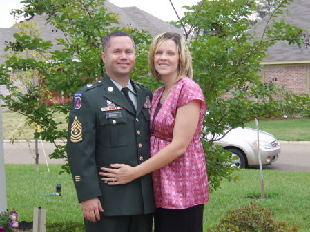 Me & My Hubby Apr 08' - Funeral for a soldier