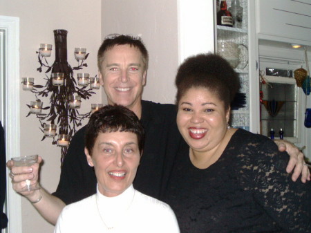 My sister, Teri, and friend, Valerie, and me.