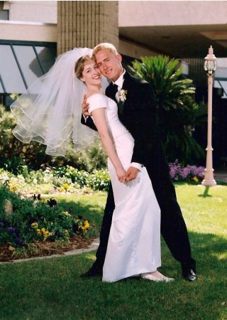 Our wedding day, 1999