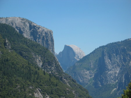 View of half Dome in the Distance spring 2007