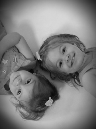 Madison and Isabella at 2 years