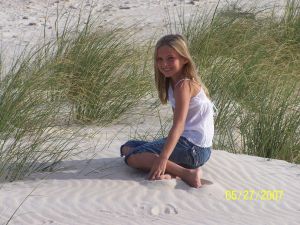 Jenna at St. George Island May 2007