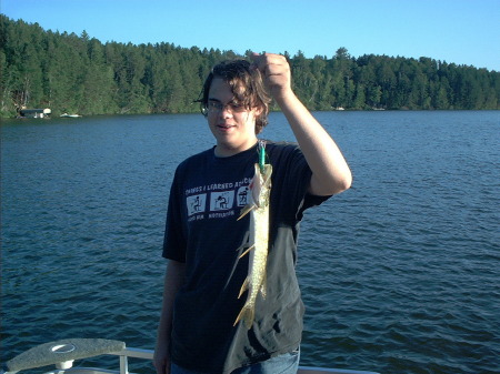 Brad's first pike of the day