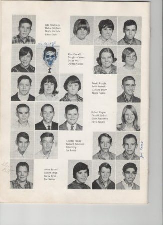 Earl Grover's album, O Henry Yearbook 1967-68