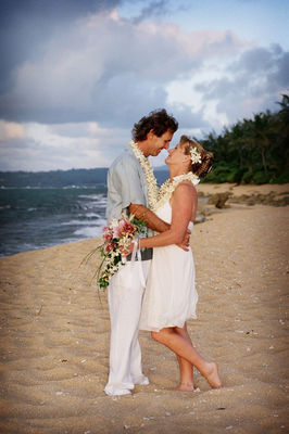 Our Kauai beach wedding