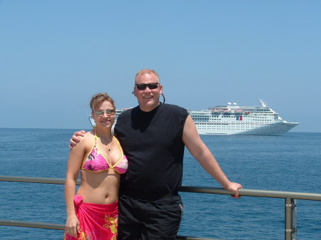 Me and my hubby on Catalina Island