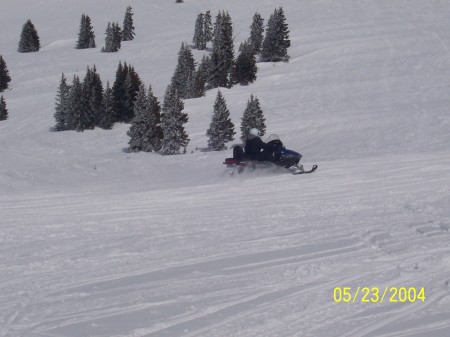 Snowmobiling