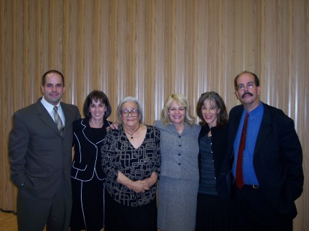 At my father's funeral, December 2006