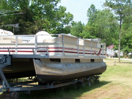 OUR PONTOON BOAT IN VA