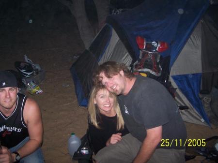 Dan, Shawn and Tim - Camping in Glamis