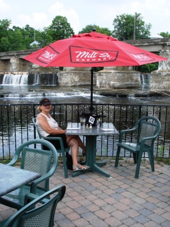 Lunch at Iron Works Pub In Almonte, ON
