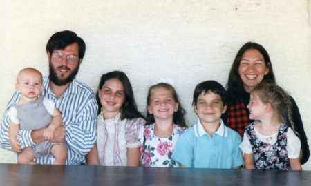 Ed and Joani's family portrait, 9-96