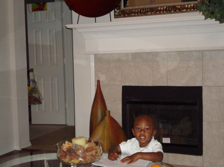 LiL Jordan (2 yrs) old) at the House 2007
