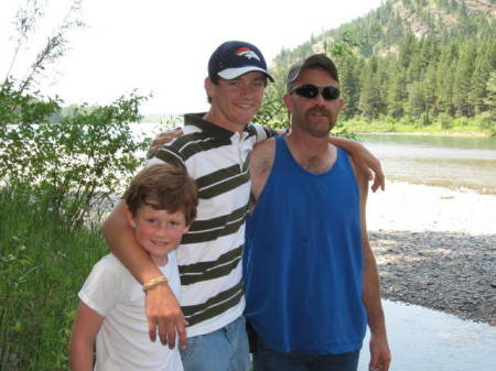 Hubby and Logan (age 8) and Jake (age 15)