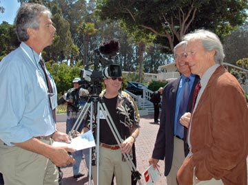 Rick (Behind Camera) Shooting Clint Eastwood