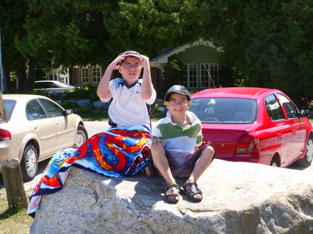 Jared and Zane August 2007