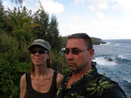 Carry and John in Hawaii 2010