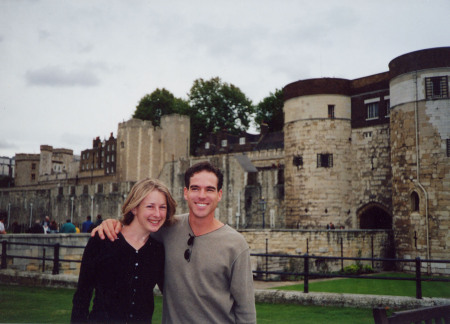 My pal Amy and I at the Tower of London