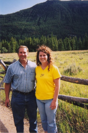 me and michael hiking through the mountains