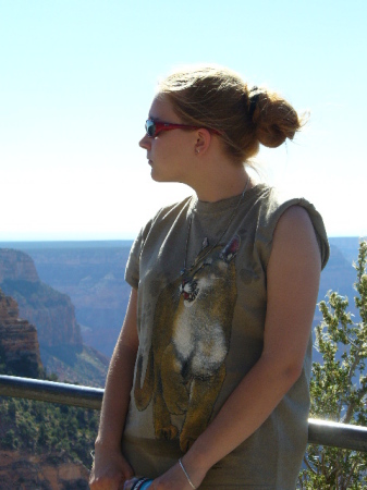 Megan at the Grand Canyon