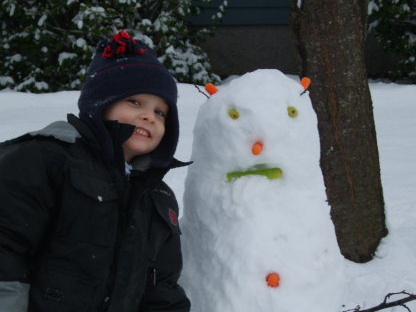 Tony and Snowman