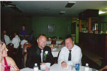 Me and Mike at his daughters wedding