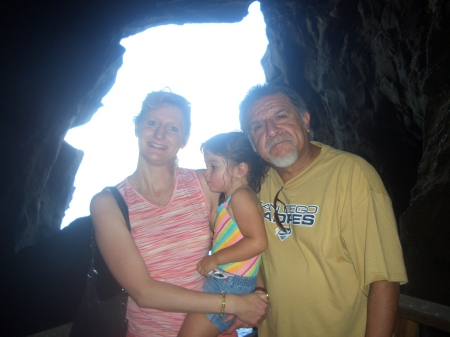 Me, Fred & Janessa at La Jolla Cave 4/08