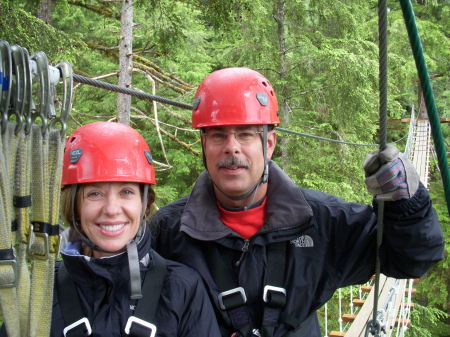 Zip-line through a rain forrest---- 2007-- what a rush