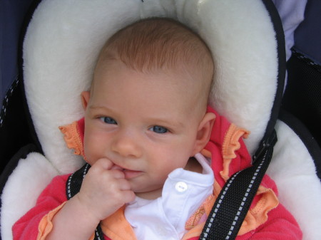 Granddaughter Emma - at 3 months