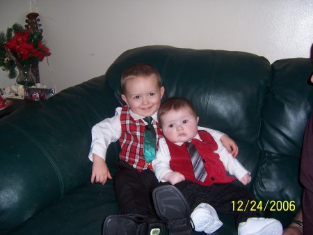 My two wonderful grandson's Kamron & Kayden...