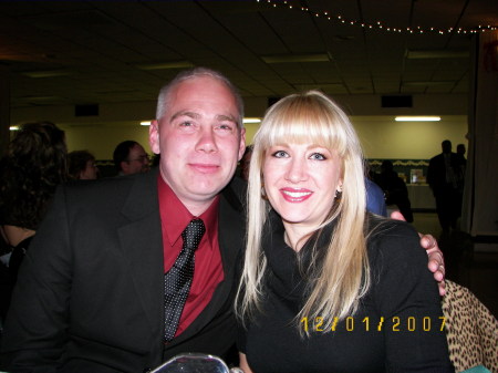 My husband and me   Holiday Party 2007