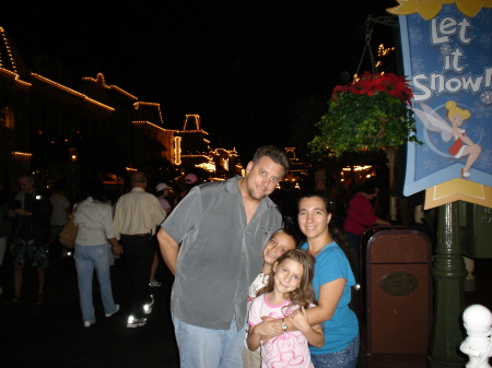 The family at Disney World in 06