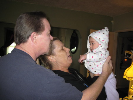 Me, wife, and 4th grandchild, Deja